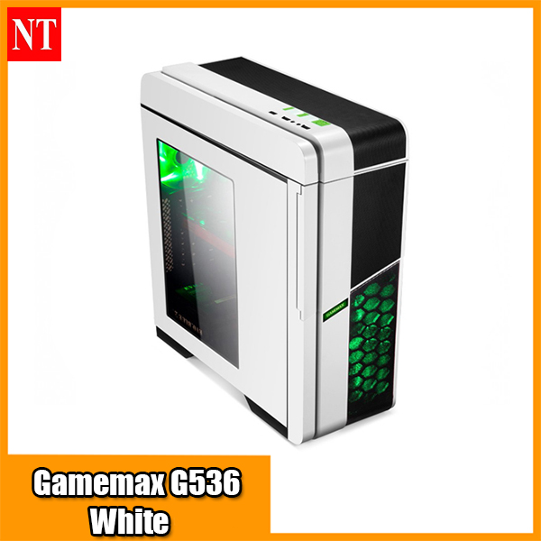 Vỏ Case GAMEMAX G536 - W(GREEN LED)